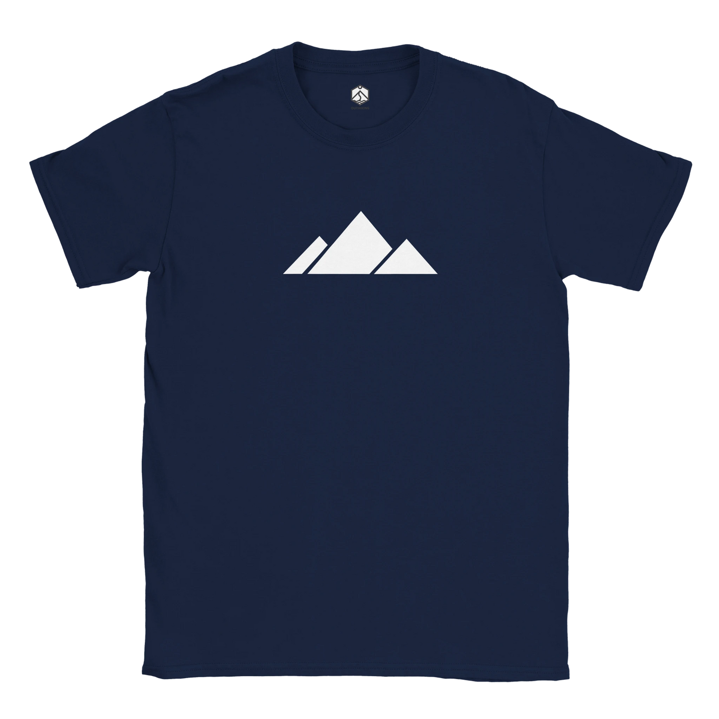Mountain White Hiking T-Shirt
