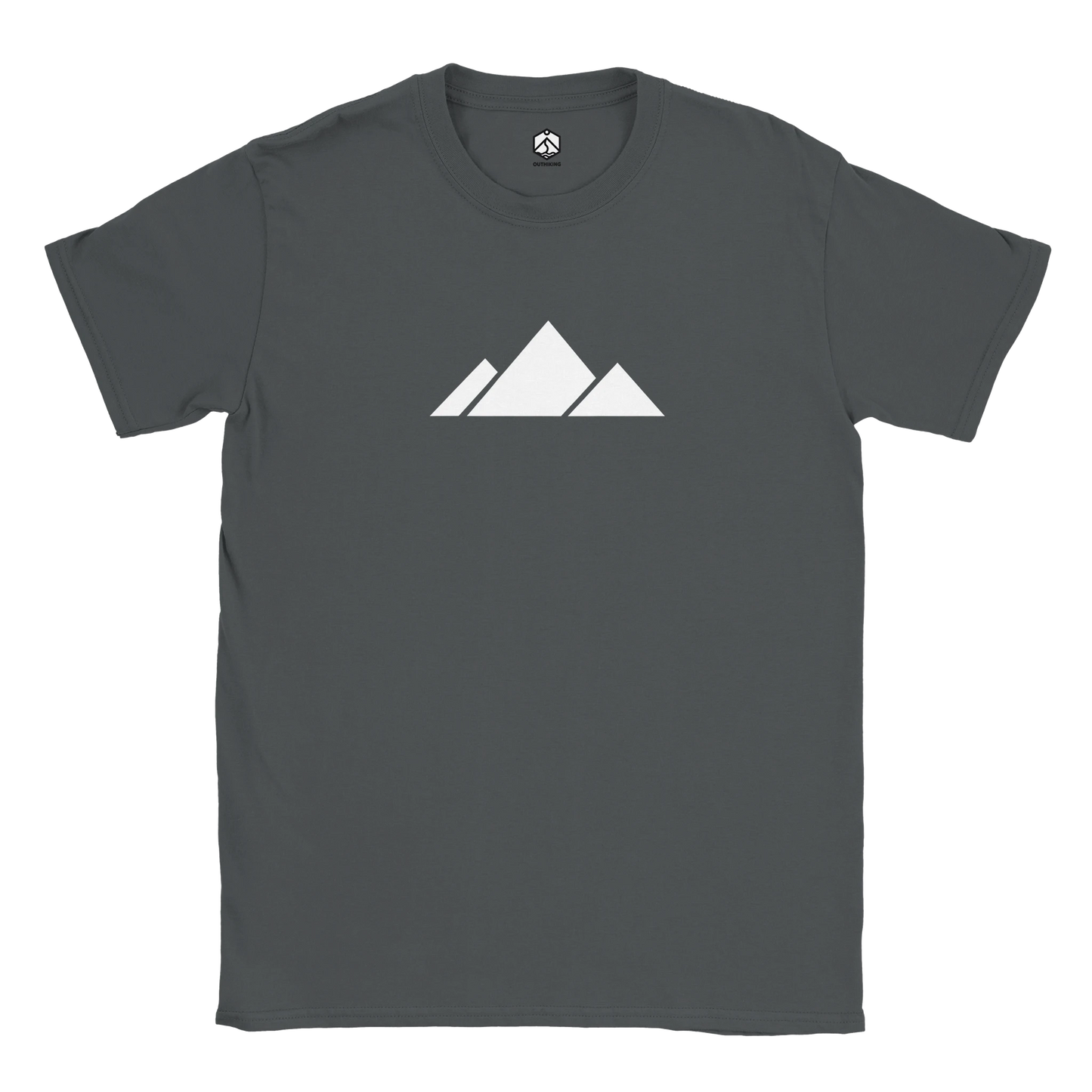 Mountain White Hiking T-Shirt