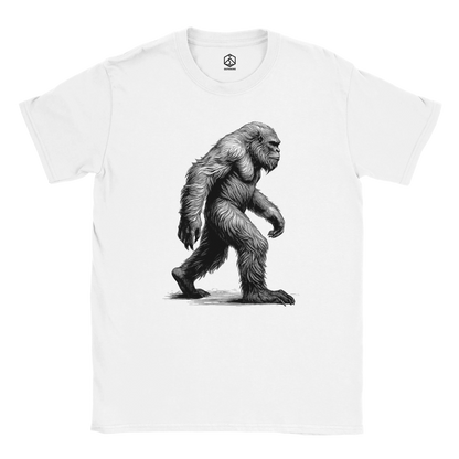 Bigfoot Sketch Hiking T-Shirt