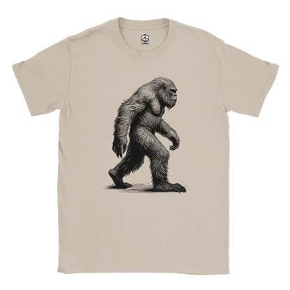 Bigfoot Sketch Hiking T-Shirt