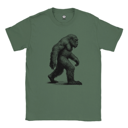 Bigfoot Sketch Hiking T-Shirt