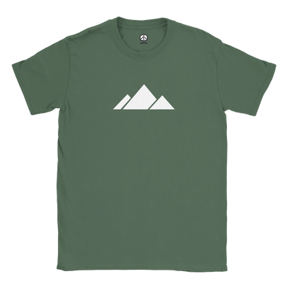 Mountain White Hiking T-Shirt