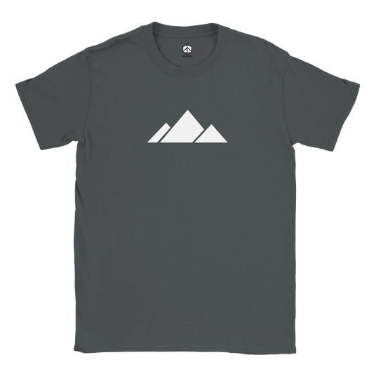 Mountain White Hiking T-Shirt